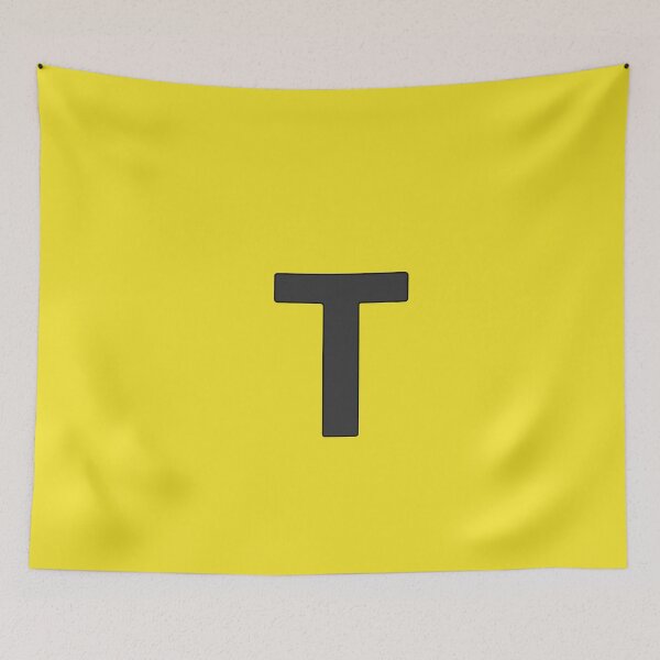 Item preview, letter t black designed and sold by ZiphGames.