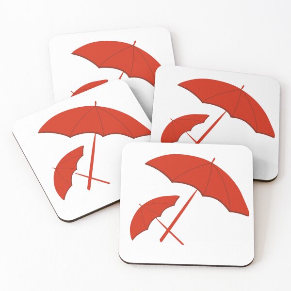 Item preview, Red umbrella checkered pattern. designed and sold by Laura Redden.