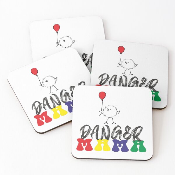 Item preview, Bold DANGER MAMA – Colorful Funky Retro Typography Design designed and sold by Bianormal.