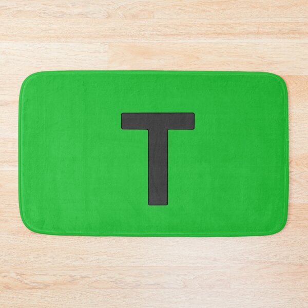 Item preview, letter t black designed and sold by ZiphGames.