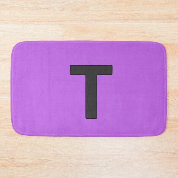 Item preview, letter t black designed and sold by ZiphGames.