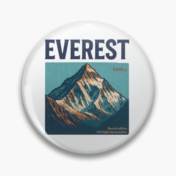 Item preview, Everest - Vintage Mountain Print designed and sold by Masha_D.