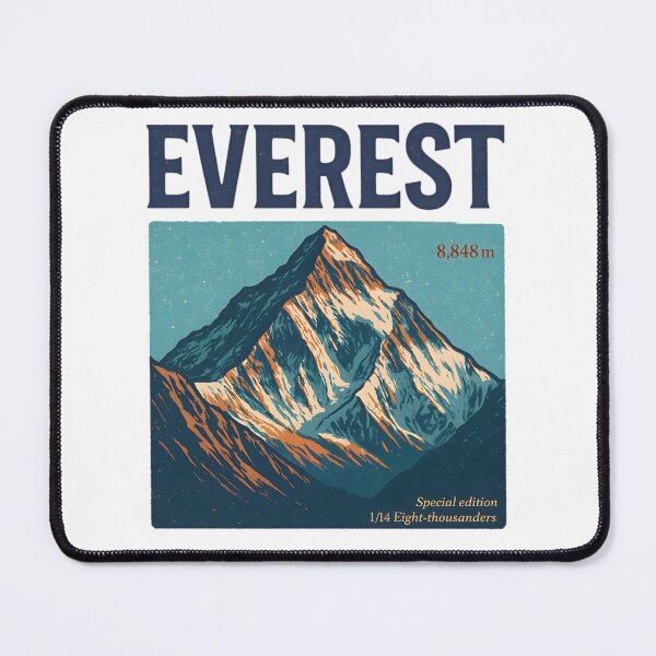 Item preview, Everest - Vintage Mountain Print designed and sold by Masha_D.