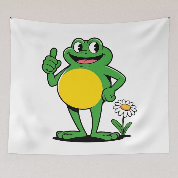 Item preview, custom frog designed and sold by Best-Art-Design.