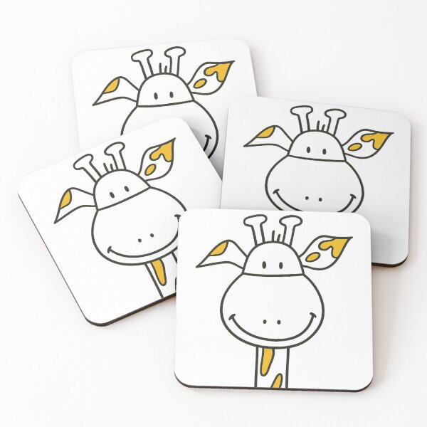 Item preview, Smiling Giraffe Cartoon Drawing designed and sold by TheCandidate.
