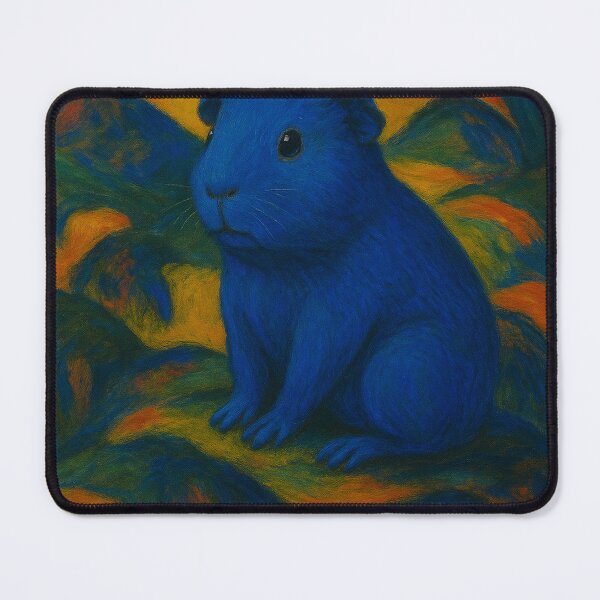 Item preview, The blue Guinea Pig (nach Franz Marc) designed and sold by gandolfwizard.