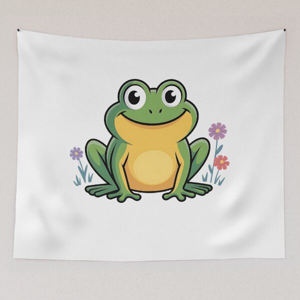 Item preview, custom frog designed and sold by Best-Art-Design.