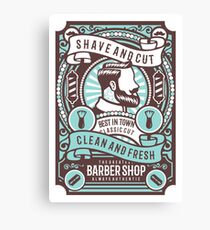 BARBER SHOP Canvas Print