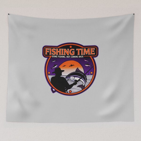 Item preview, Gone Fishing Vintage Ocean Sunset Scene designed and sold by Yas_oma.