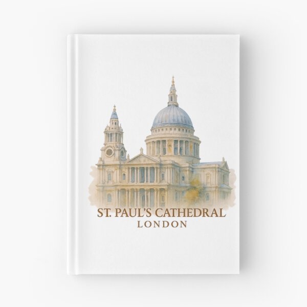 Item preview, London Cathedral in Watercolor – Serene Cityscape  designed and sold by branaghbel.