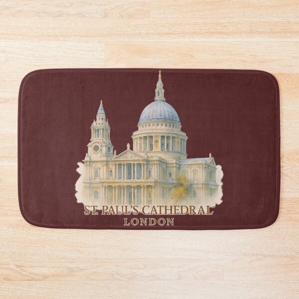 Item preview, London Cathedral in Watercolor – Serene Cityscape designed and sold by branaghbel.