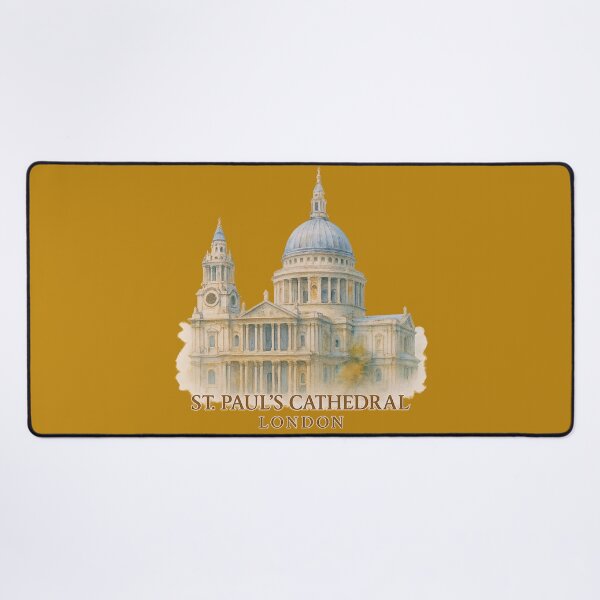 Item preview, London Cathedral in Watercolor – Serene Cityscape designed and sold by branaghbel.