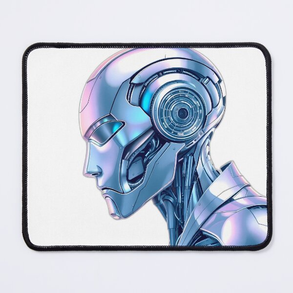 Item preview, UFO Detailed Cybernetic Humanoid Upper Body Illustration designed and sold by ART ATTACK ZONE.