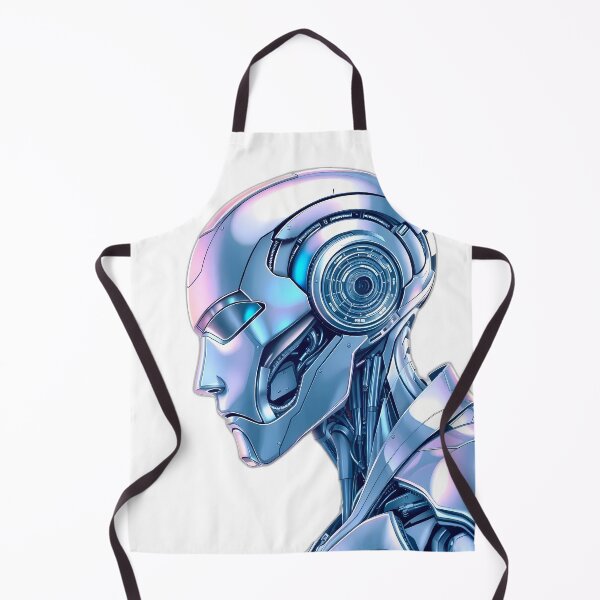 Item preview, UFO Detailed Cybernetic Humanoid Upper Body Illustration designed and sold by ART ATTACK ZONE.