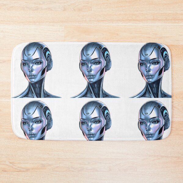 Item preview, ALIEN Detailed Cybernetic Humanoid Upper Body Illustration designed and sold by ART ATTACK ZONE.