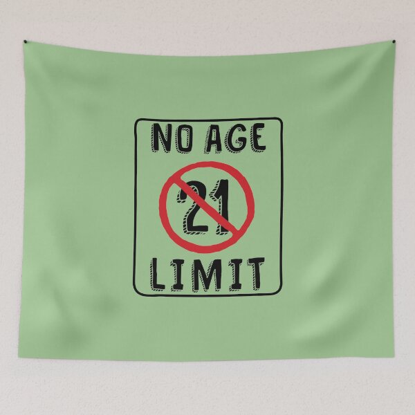 Item preview, No Age Limit 21st Birthday Gifts Funny B-day for 21 Year Old designed and sold by MemWear.