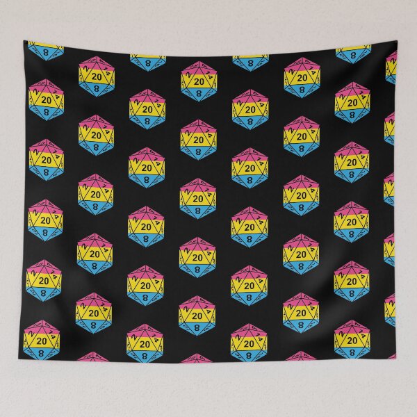 Item preview, D20 Pansexual Pride Flag LGBTQIA designed and sold by ChailynReed.
