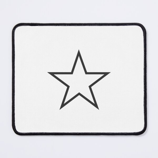 Item preview, Star WHITE OUTLINE designed and sold by StudioDestruct.