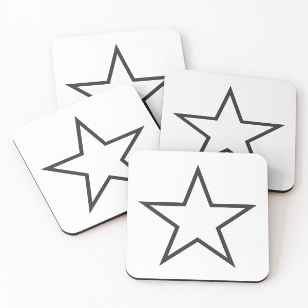 Item preview, Star WHITE OUTLINE designed and sold by StudioDestruct.