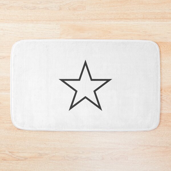 Item preview, Star WHITE OUTLINE designed and sold by StudioDestruct.