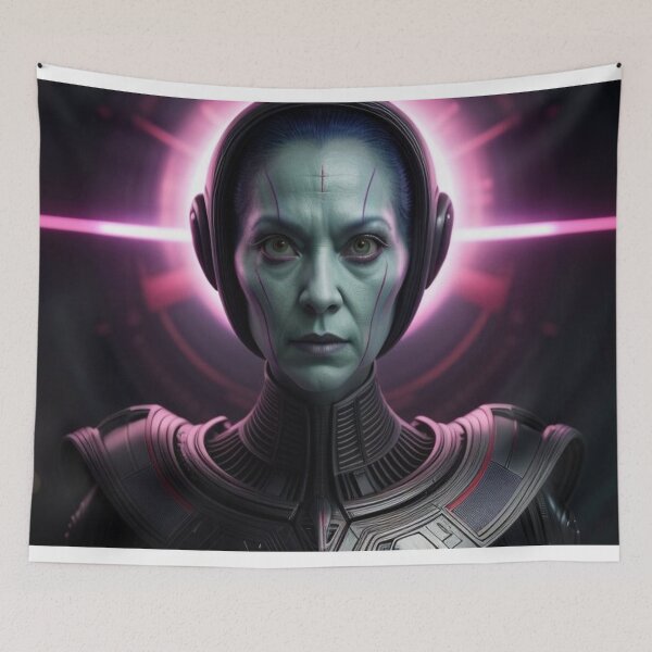 Item preview, Female Alien Space Pilot designed and sold by highplacidity.