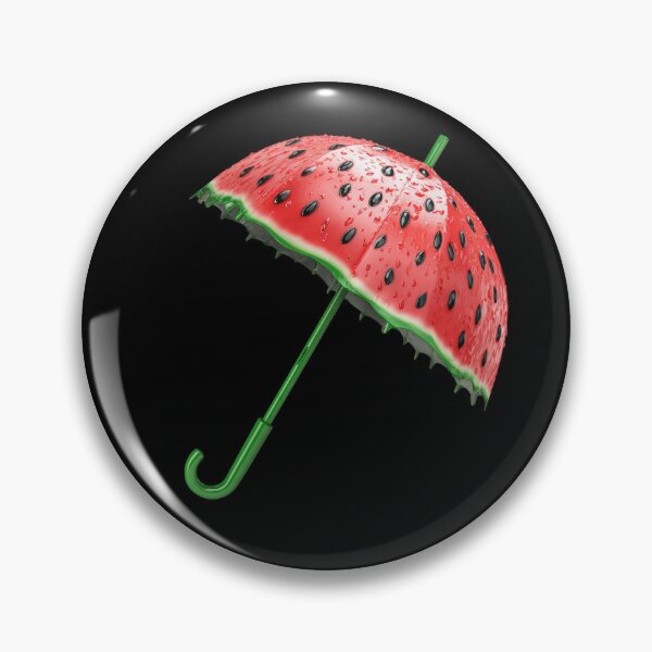 Item preview, Watermelon Umbrella – Juicy Summer Vibes Illustration designed and sold by VikArt7.