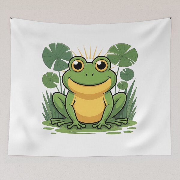 Item preview, frog designed and sold by Best-Art-Design.