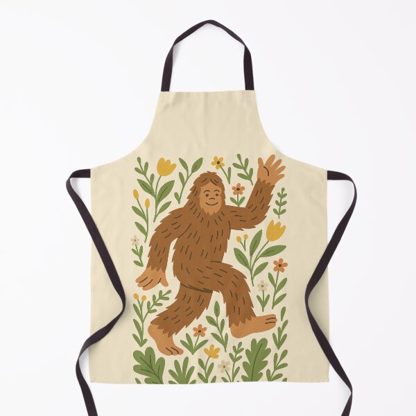 Item preview, Happy Bigfoot Walking Through Flowers Whimsical Design designed and sold by Victor Shadehorn.