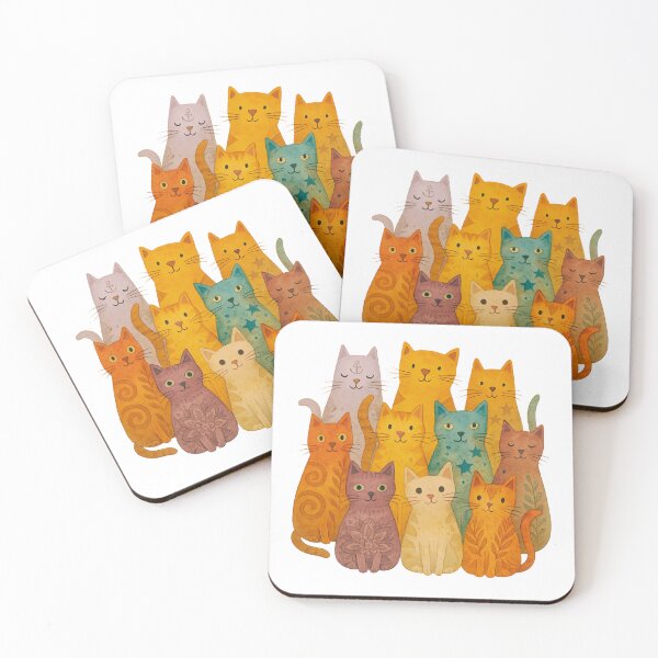 Item preview, Boho Cat Magic – Watercolor World of Cute Felines designed and sold by branaghbel.