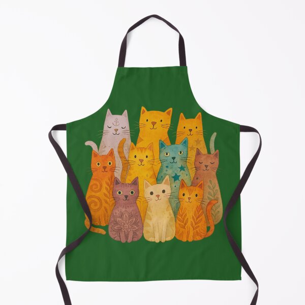 Item preview, Boho Cat Magic – Watercolor World of Cute Felines designed and sold by branaghbel.