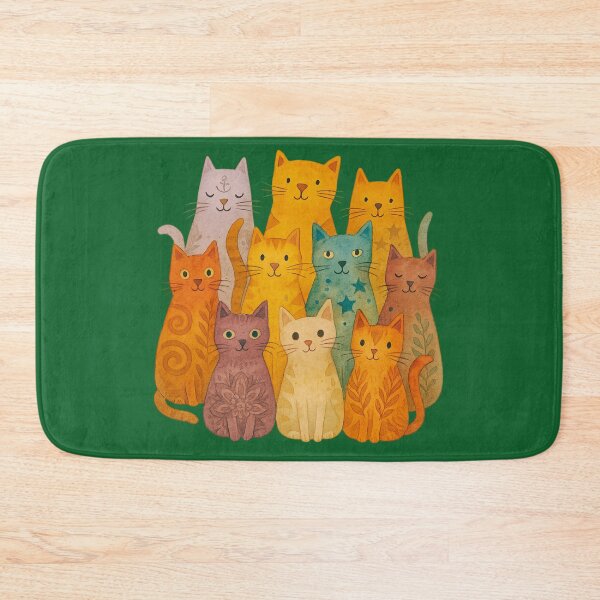 Item preview, Boho Cat Magic – Watercolor World of Cute Felines designed and sold by branaghbel.
