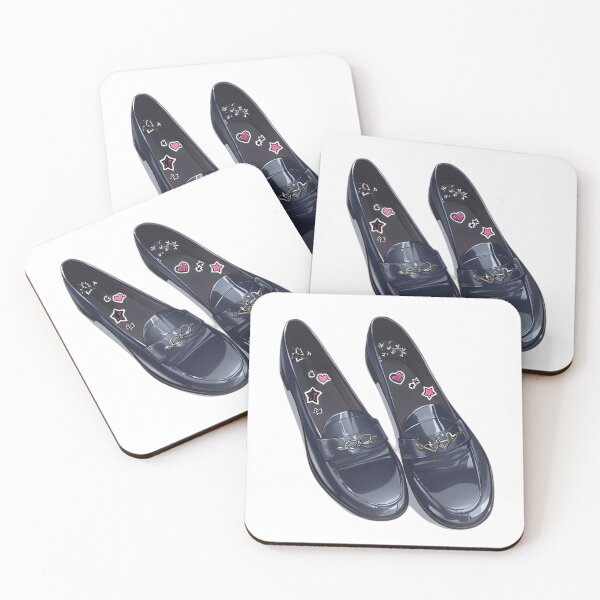 Item preview, Shiny Loafer Shoes with Cute Inner Details Sticker designed and sold by CuteKawaiiStudio.