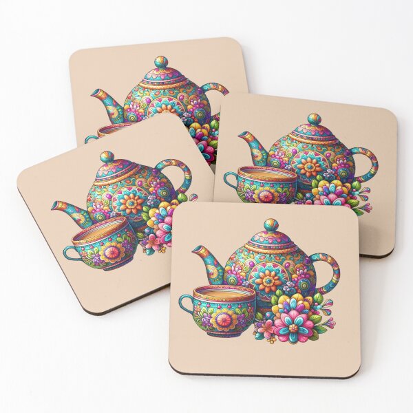 Item preview, Whimsical Teapot designed and sold by Myra365Art.
