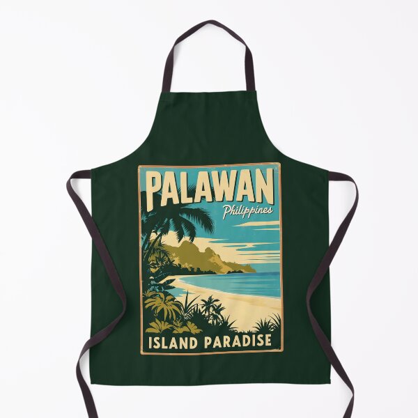Item preview, A Vintage Travel Illustration of the Palawan - Philippines designed and sold by GoodOldVintage.