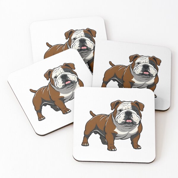 Item preview, Cute Red Color English Bulldog designed and sold by artbeyondr.