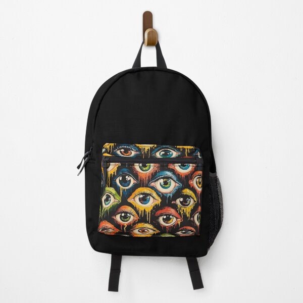 Item preview, Dripping Eyes of Perception – Colorful Surreal Vision Art designed and sold by Queen Faceless Designs.
