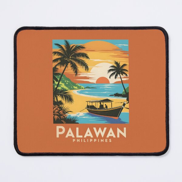 Item preview, A Vintage Travel Illustration of the Palawan - Philippines designed and sold by GoodOldVintage.