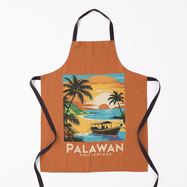 Item preview, A Vintage Travel Illustration of the Palawan - Philippines designed and sold by GoodOldVintage.