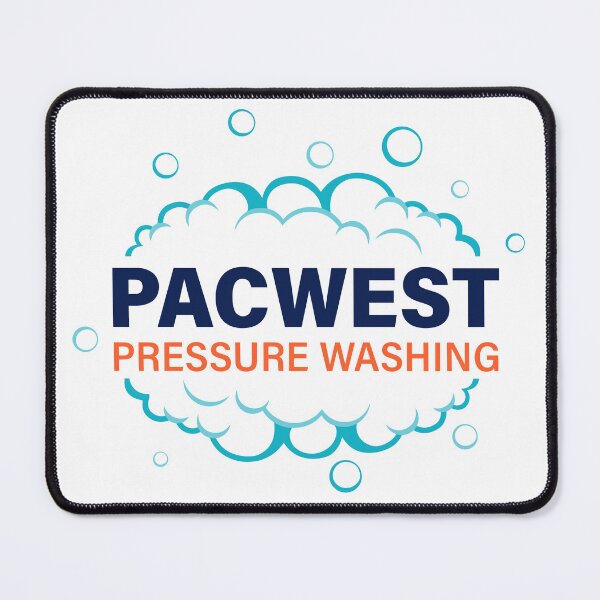 Item preview, PacWest Pressure Washing Logo designed and sold by Sarcastic Narwhal.