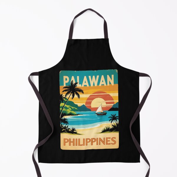 Item preview, A Vintage Travel Illustration of the Palawan - Philippines designed and sold by GoodOldVintage.