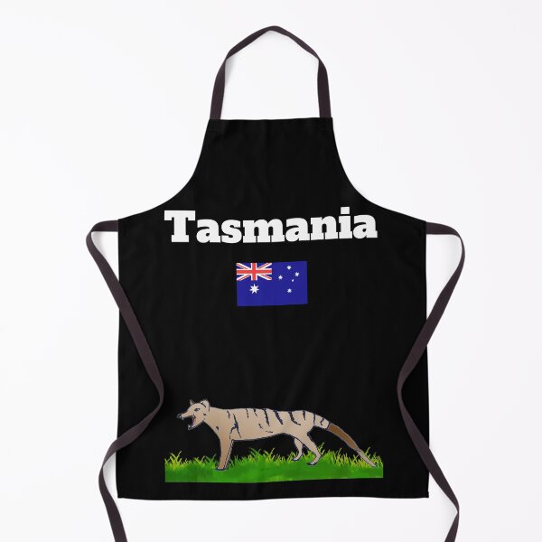 Item preview, Tasmania souvenir Tassie Tiger lovers Australian flag designed and sold by Artstastic.