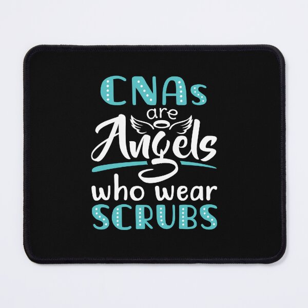 Item preview, CNAs Are Angels Who Wear Scrubs designed and sold by jaygo.