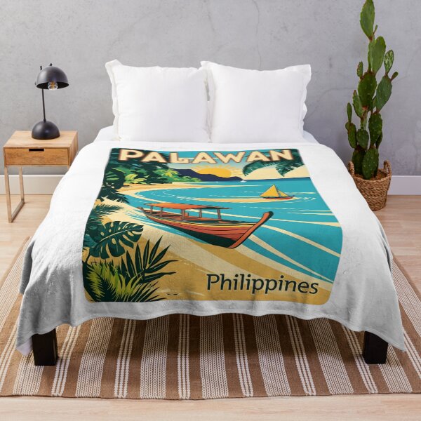 Item preview, A Vintage Travel Illustration of the Palawan - Philippines designed and sold by GoodOldVintage.
