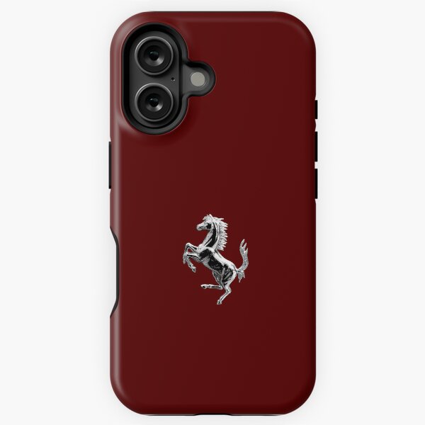 Artikel-Vorschau von Ferrari-Chromeffekt mit tanzendem Pferd, designt und verkauft von thundergearshop.
