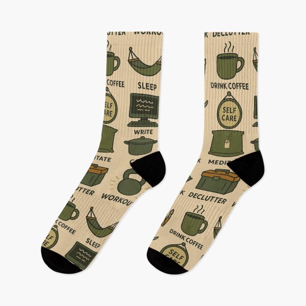 Item preview, Daily Self Care – Earth Tone Graphic for Men designed and sold by John-NW-Shop.