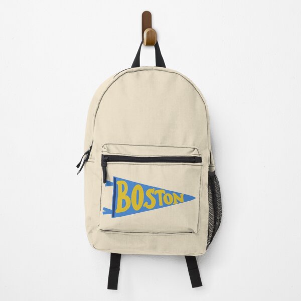 Item preview, Boston Pennant Flag on Cream – Classic City Colors (Blue, Yellow & White) designed and sold by Giulia Palazzo.