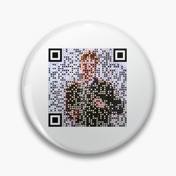 Item preview, rickroll qr code designed and sold by Golden Hours Printing.