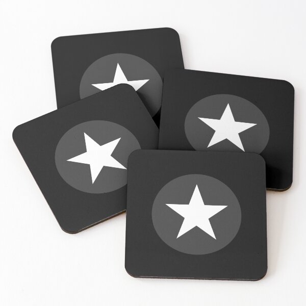 Item preview, Star Circle / WHITE ON BLACK designed and sold by StudioDestruct.