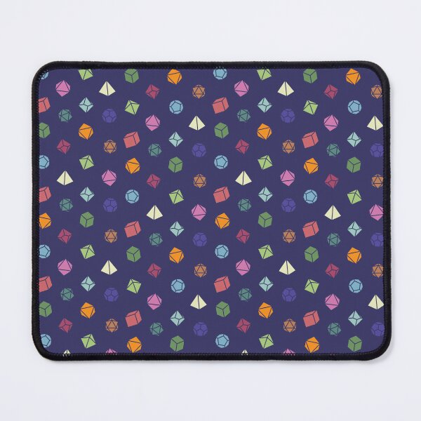 Item preview, DND Retro Dice Pattern designed and sold by ChailynReed.