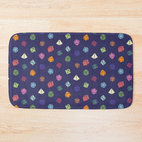 Item preview, DND Retro Dice Pattern designed and sold by ChailynReed.